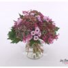 Blumenstrauß mit Hortensien, Santini und Schleierkraut