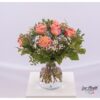 Seidenblumen, Schleierkraut und Rosen