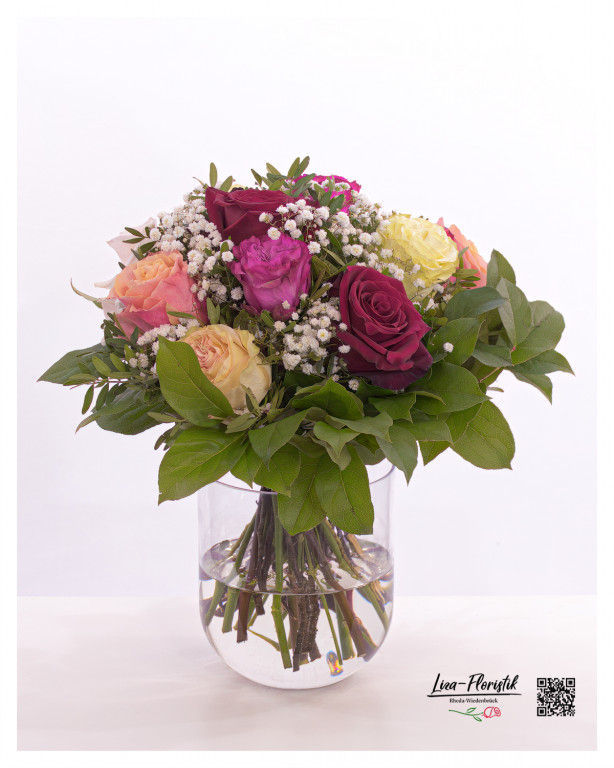 Verschiedene bunte Ecuador Rosen