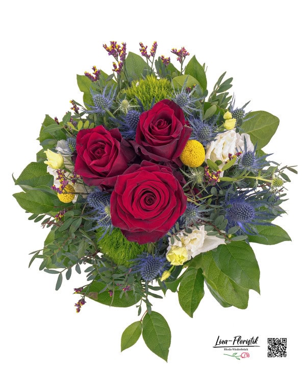Explorer, Craspedia, Disteln, Bartnelken, Lisianthus und Statice
