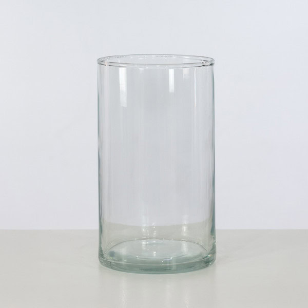 Zeitlose Glasvase in Zylinderform, 1,6 l – perfekt als Ergänzung zum Blumenstrauß