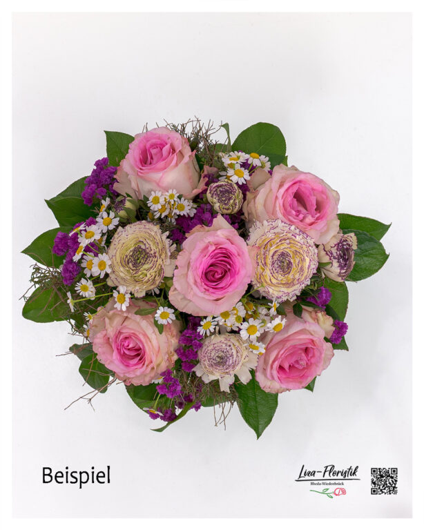 Beispiel eines Blumenstraußes bei einem Abo