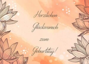Geburtstag